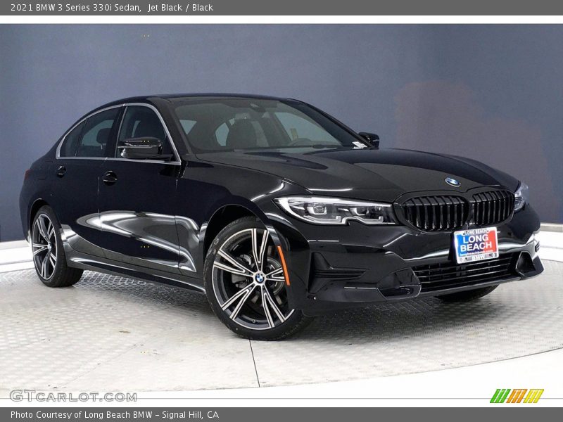 Jet Black / Black 2021 BMW 3 Series 330i Sedan