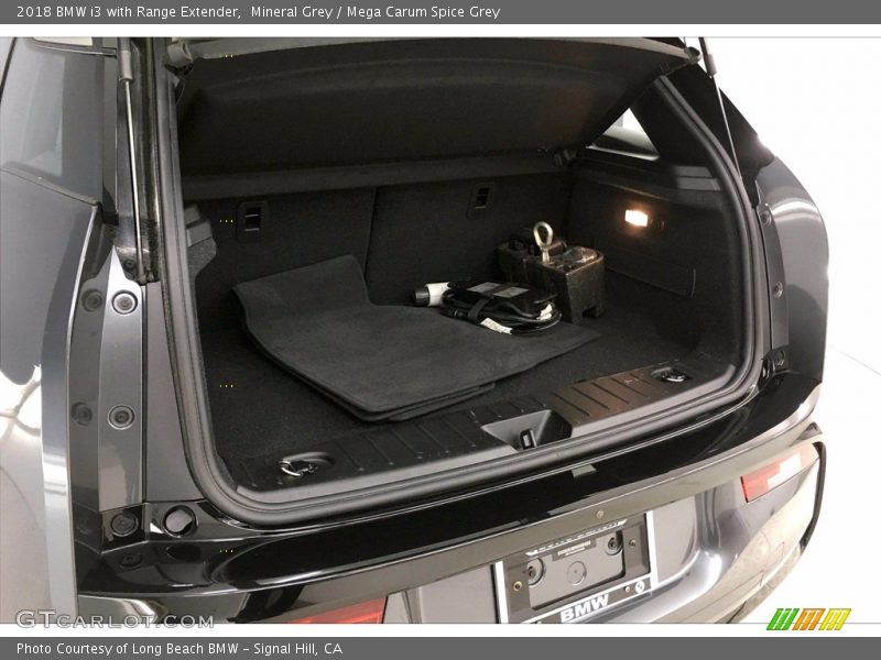 Mineral Grey / Mega Carum Spice Grey 2018 BMW i3 with Range Extender