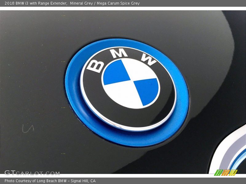 Mineral Grey / Mega Carum Spice Grey 2018 BMW i3 with Range Extender