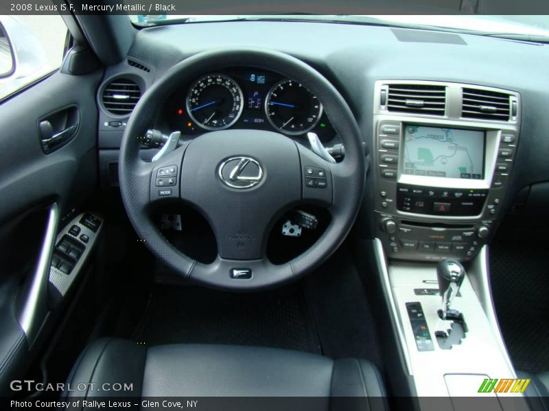 Mercury Metallic / Black 2008 Lexus IS F