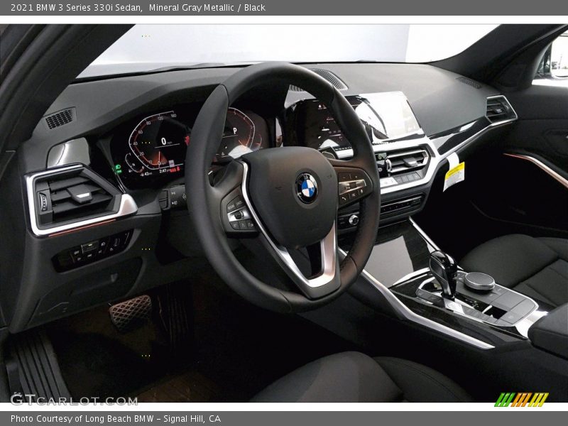 Mineral Gray Metallic / Black 2021 BMW 3 Series 330i Sedan