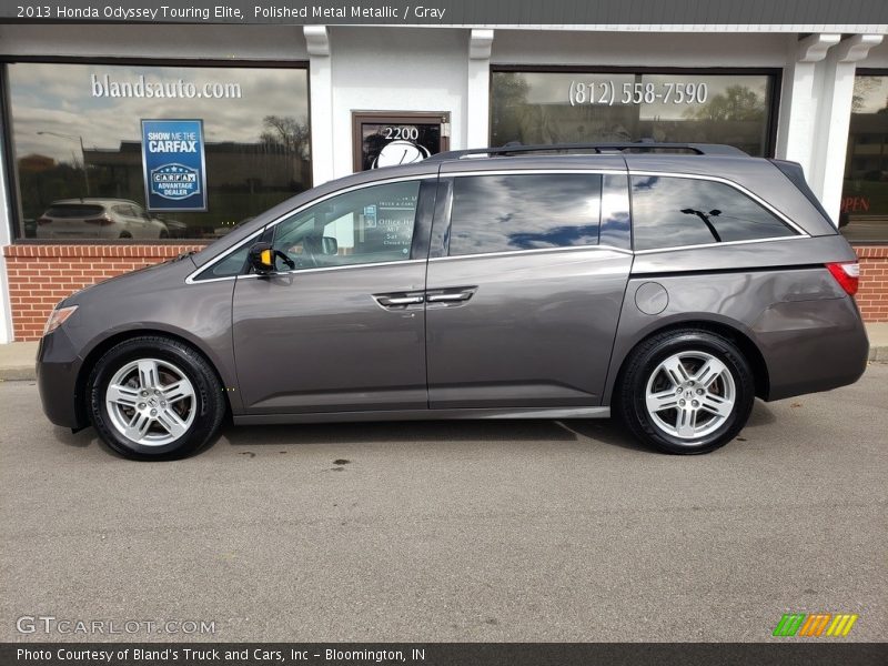 Polished Metal Metallic / Gray 2013 Honda Odyssey Touring Elite