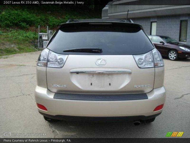 Savannah Beige Metallic / Ivory 2007 Lexus RX 350 AWD