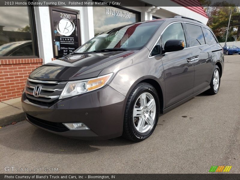 Polished Metal Metallic / Gray 2013 Honda Odyssey Touring Elite
