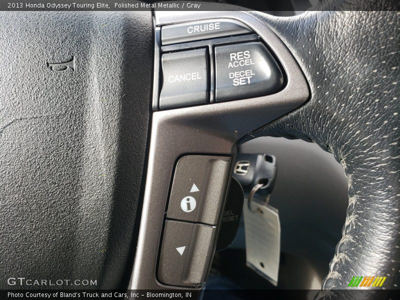 Polished Metal Metallic / Gray 2013 Honda Odyssey Touring Elite