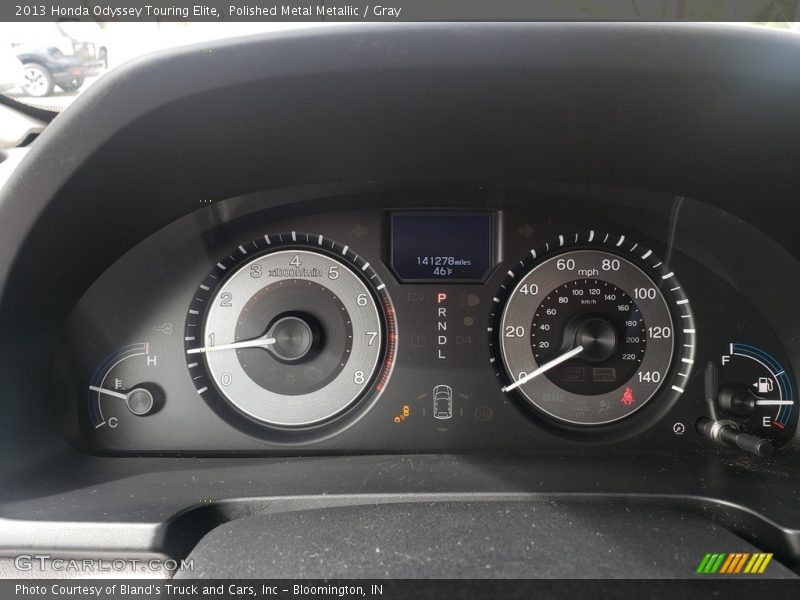 Polished Metal Metallic / Gray 2013 Honda Odyssey Touring Elite