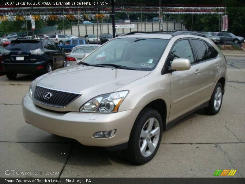 Savannah Beige Metallic / Ivory 2007 Lexus RX 350 AWD