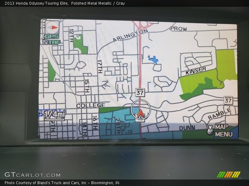 Polished Metal Metallic / Gray 2013 Honda Odyssey Touring Elite