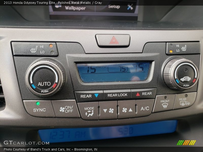 Polished Metal Metallic / Gray 2013 Honda Odyssey Touring Elite