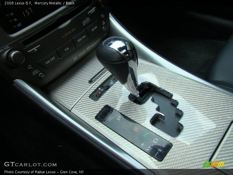 Mercury Metallic / Black 2008 Lexus IS F