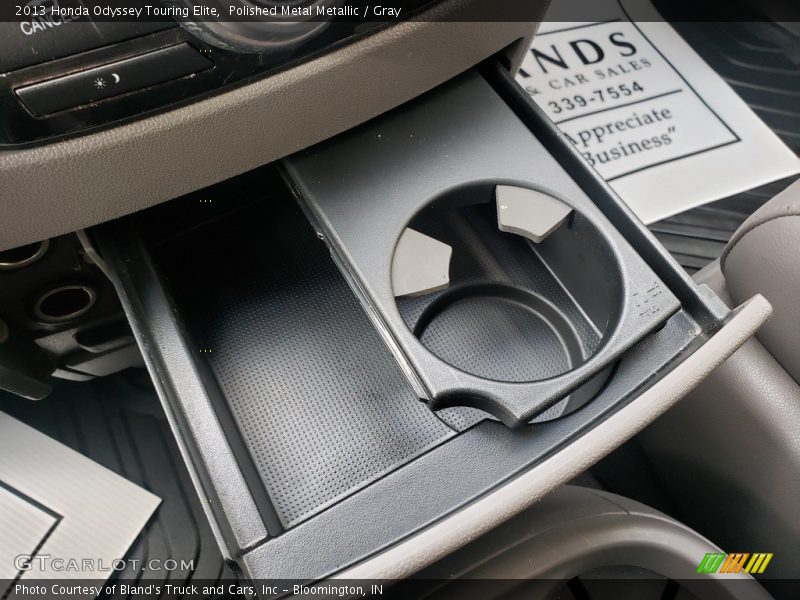 Polished Metal Metallic / Gray 2013 Honda Odyssey Touring Elite