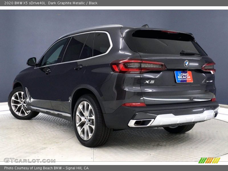 Dark Graphite Metallic / Black 2020 BMW X5 sDrive40i