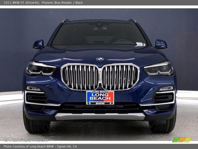 Phytonic Blue Metallic / Black 2021 BMW X5 sDrive40i