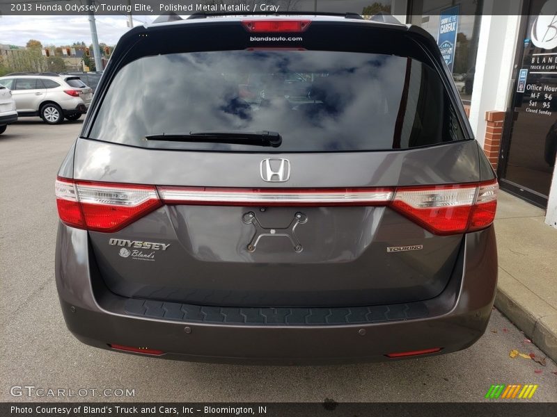 Polished Metal Metallic / Gray 2013 Honda Odyssey Touring Elite