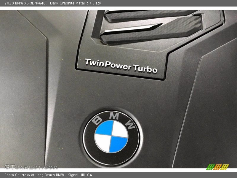 Dark Graphite Metallic / Black 2020 BMW X5 sDrive40i