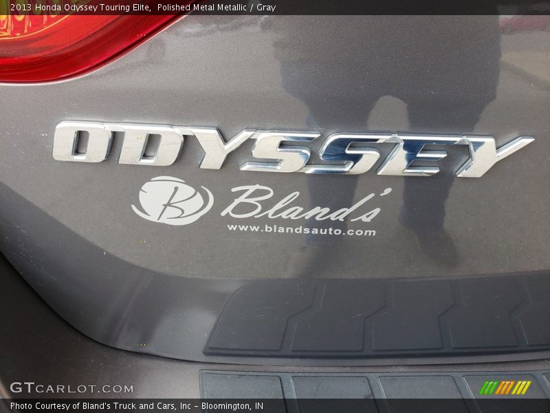 Polished Metal Metallic / Gray 2013 Honda Odyssey Touring Elite