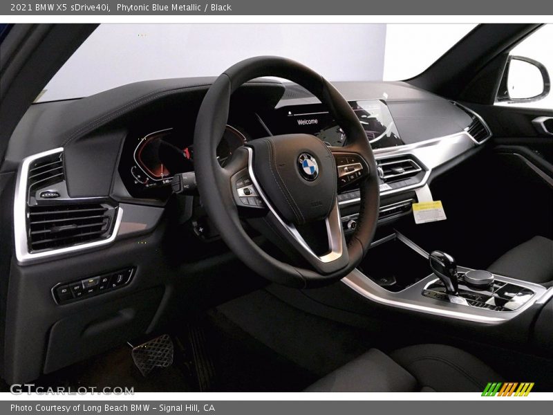 Phytonic Blue Metallic / Black 2021 BMW X5 sDrive40i