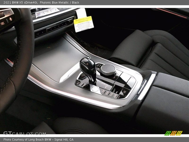 Phytonic Blue Metallic / Black 2021 BMW X5 sDrive40i