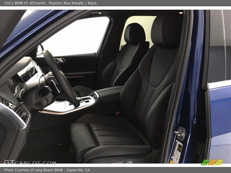 Phytonic Blue Metallic / Black 2021 BMW X5 sDrive40i