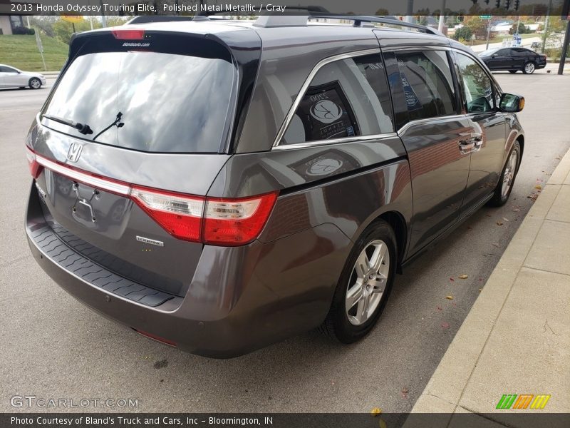 Polished Metal Metallic / Gray 2013 Honda Odyssey Touring Elite