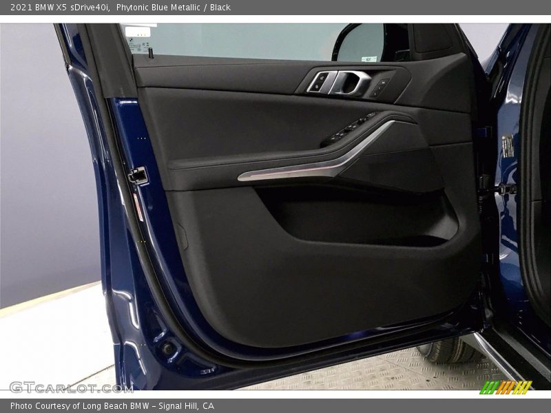 Phytonic Blue Metallic / Black 2021 BMW X5 sDrive40i