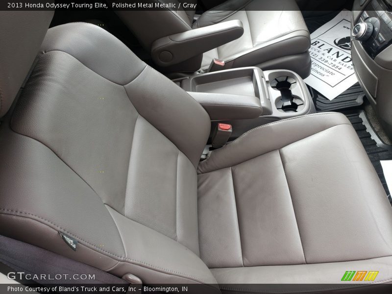 Polished Metal Metallic / Gray 2013 Honda Odyssey Touring Elite