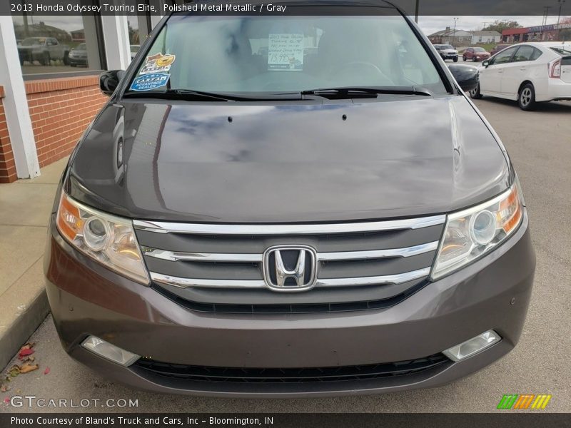 Polished Metal Metallic / Gray 2013 Honda Odyssey Touring Elite