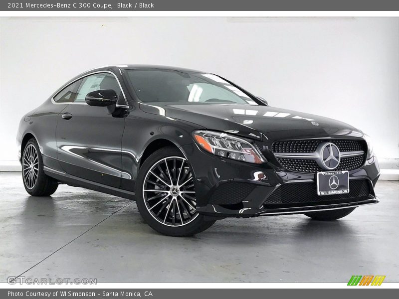 Front 3/4 View of 2021 C 300 Coupe