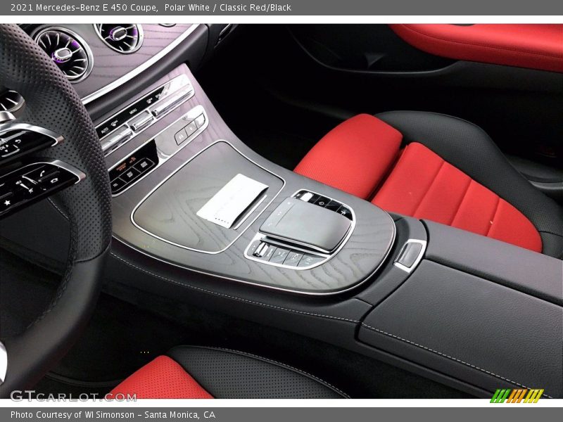 Controls of 2021 E 450 Coupe