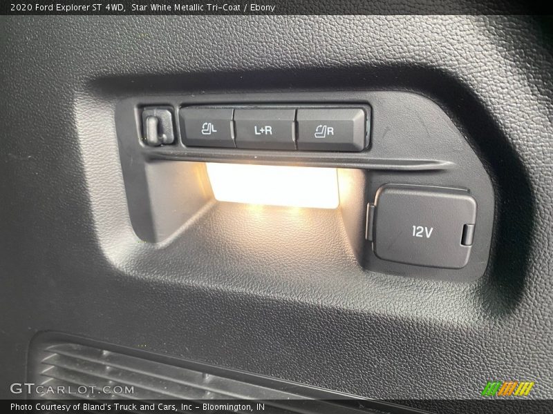 Star White Metallic Tri-Coat / Ebony 2020 Ford Explorer ST 4WD