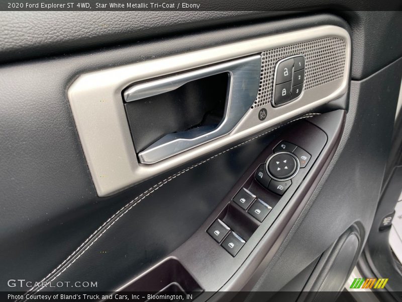 Star White Metallic Tri-Coat / Ebony 2020 Ford Explorer ST 4WD