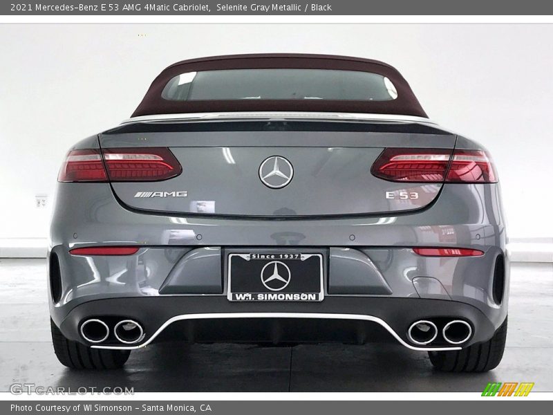 Selenite Gray Metallic / Black 2021 Mercedes-Benz E 53 AMG 4Matic Cabriolet