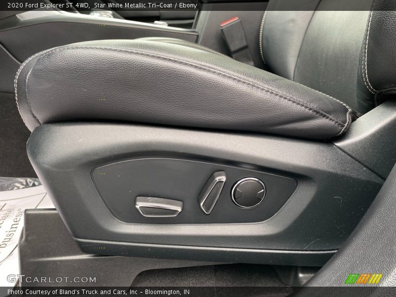 Star White Metallic Tri-Coat / Ebony 2020 Ford Explorer ST 4WD