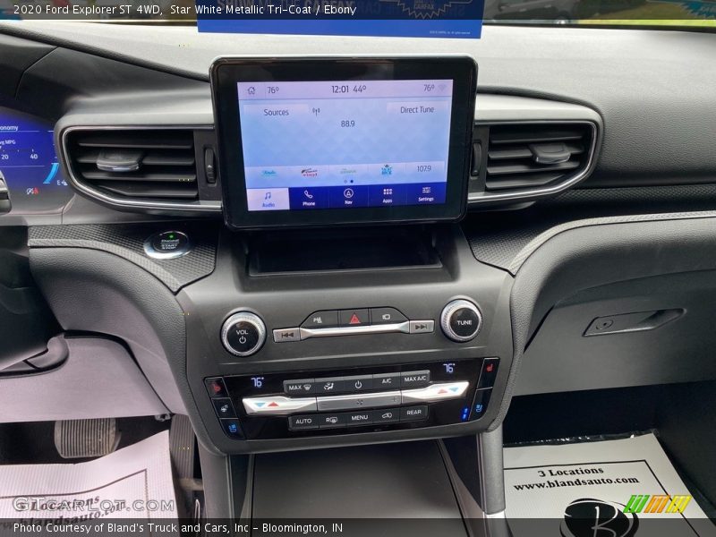 Controls of 2020 Explorer ST 4WD