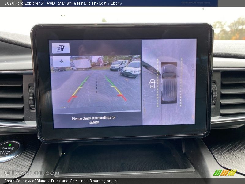 Navigation of 2020 Explorer ST 4WD