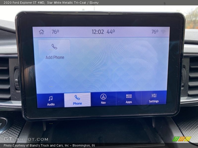 Controls of 2020 Explorer ST 4WD