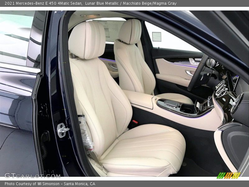 Front Seat of 2021 E 450 4Matic Sedan