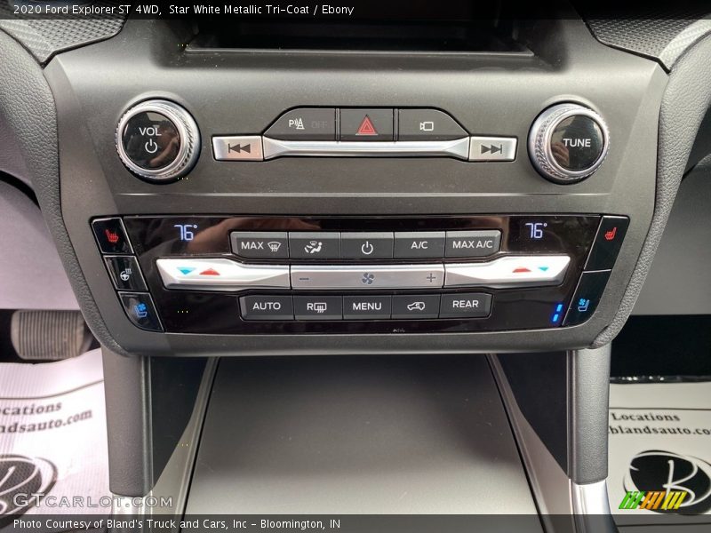 Controls of 2020 Explorer ST 4WD