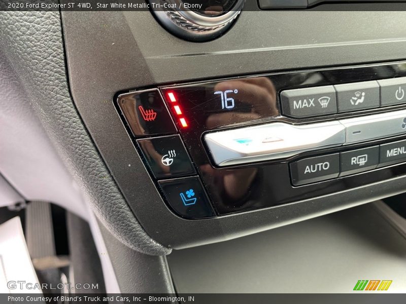 Controls of 2020 Explorer ST 4WD