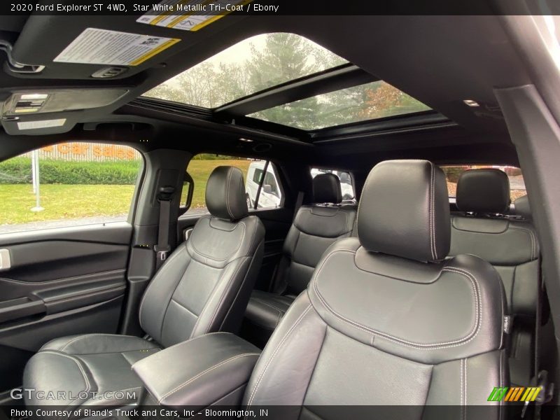 Front Seat of 2020 Explorer ST 4WD