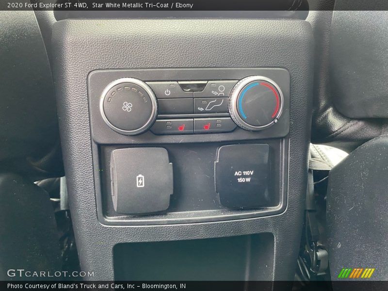 Controls of 2020 Explorer ST 4WD