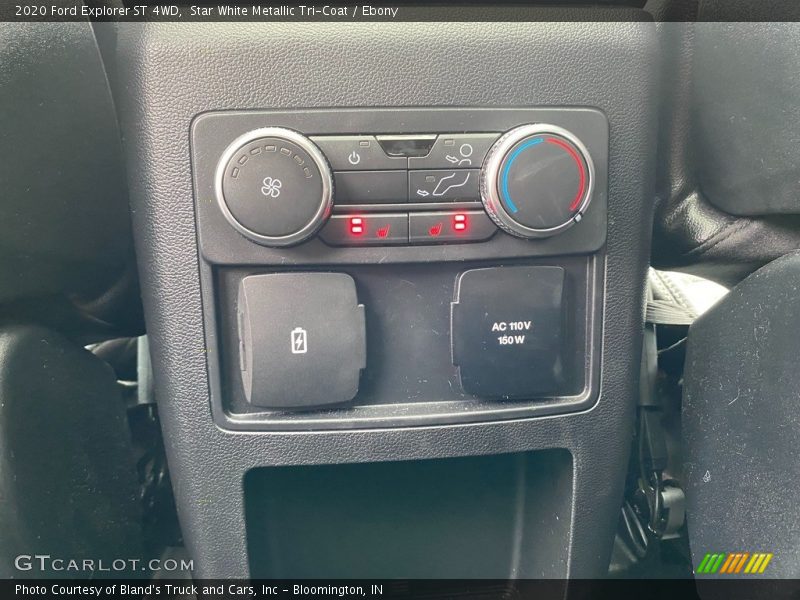 Controls of 2020 Explorer ST 4WD