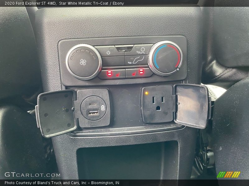 Controls of 2020 Explorer ST 4WD
