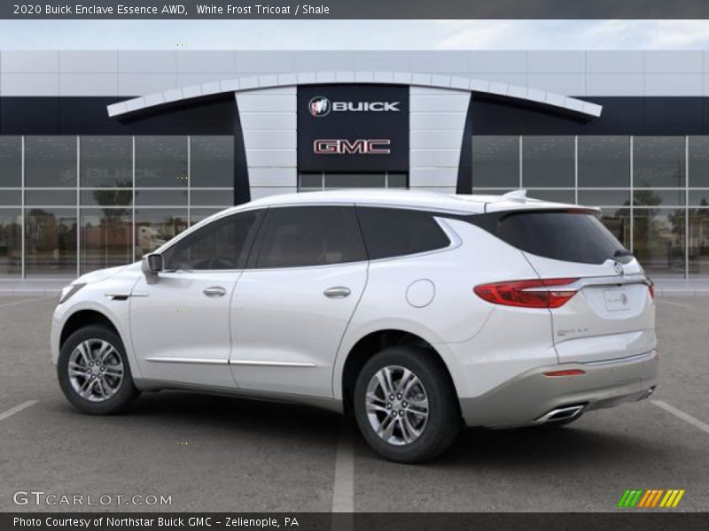 White Frost Tricoat / Shale 2020 Buick Enclave Essence AWD