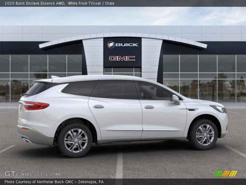 White Frost Tricoat / Shale 2020 Buick Enclave Essence AWD
