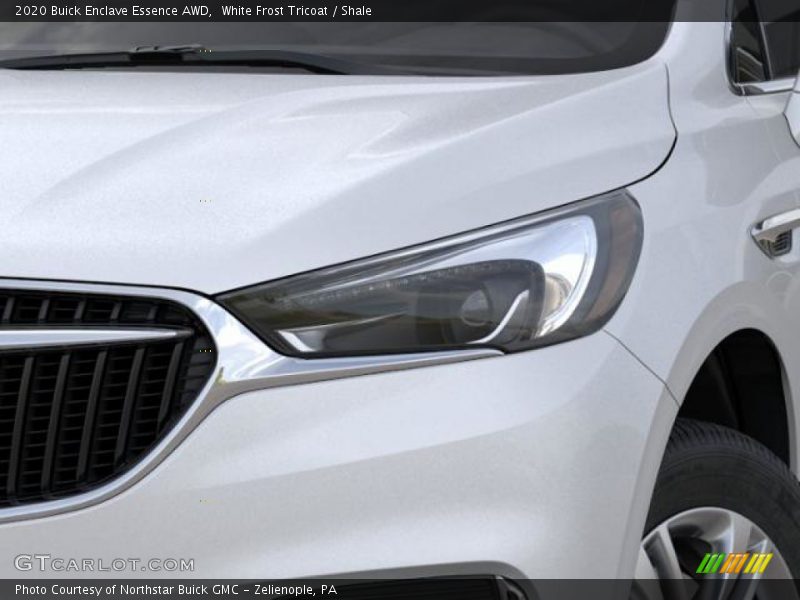 White Frost Tricoat / Shale 2020 Buick Enclave Essence AWD