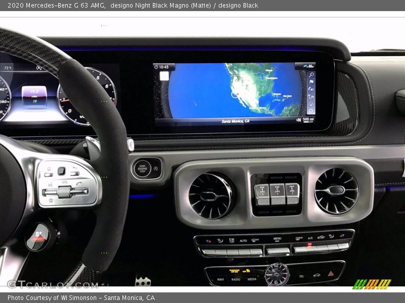 Controls of 2020 G 63 AMG