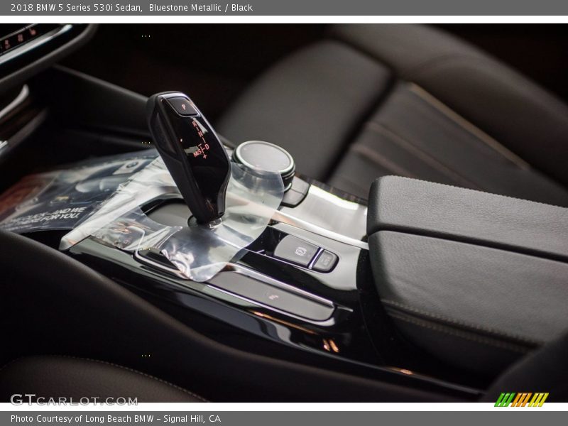 Bluestone Metallic / Black 2018 BMW 5 Series 530i Sedan
