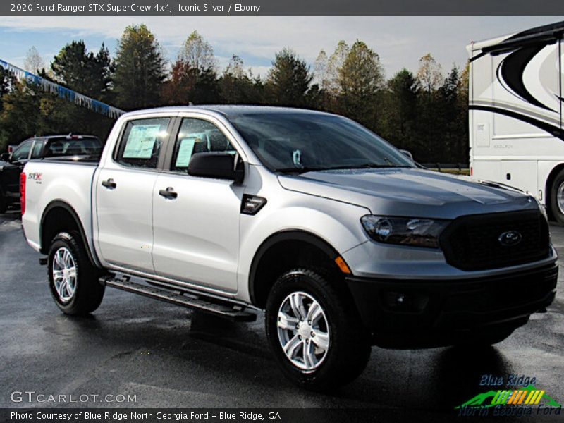 Iconic Silver / Ebony 2020 Ford Ranger STX SuperCrew 4x4