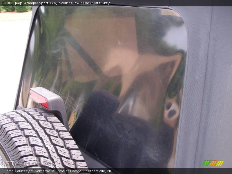 Solar Yellow / Dark Slate Gray 2006 Jeep Wrangler Sport 4x4